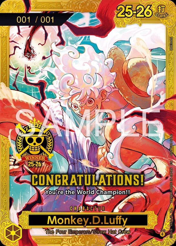 Monkey D. Luffy (Championship 25-26 | World Final 1st Place Gold)