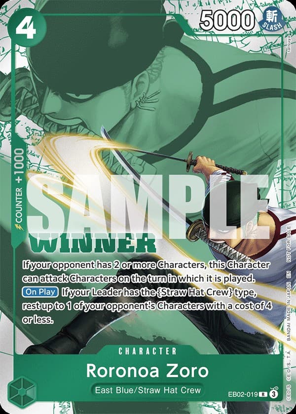Roronoa Zoro (Winner Pack 2025 Vol. 3)