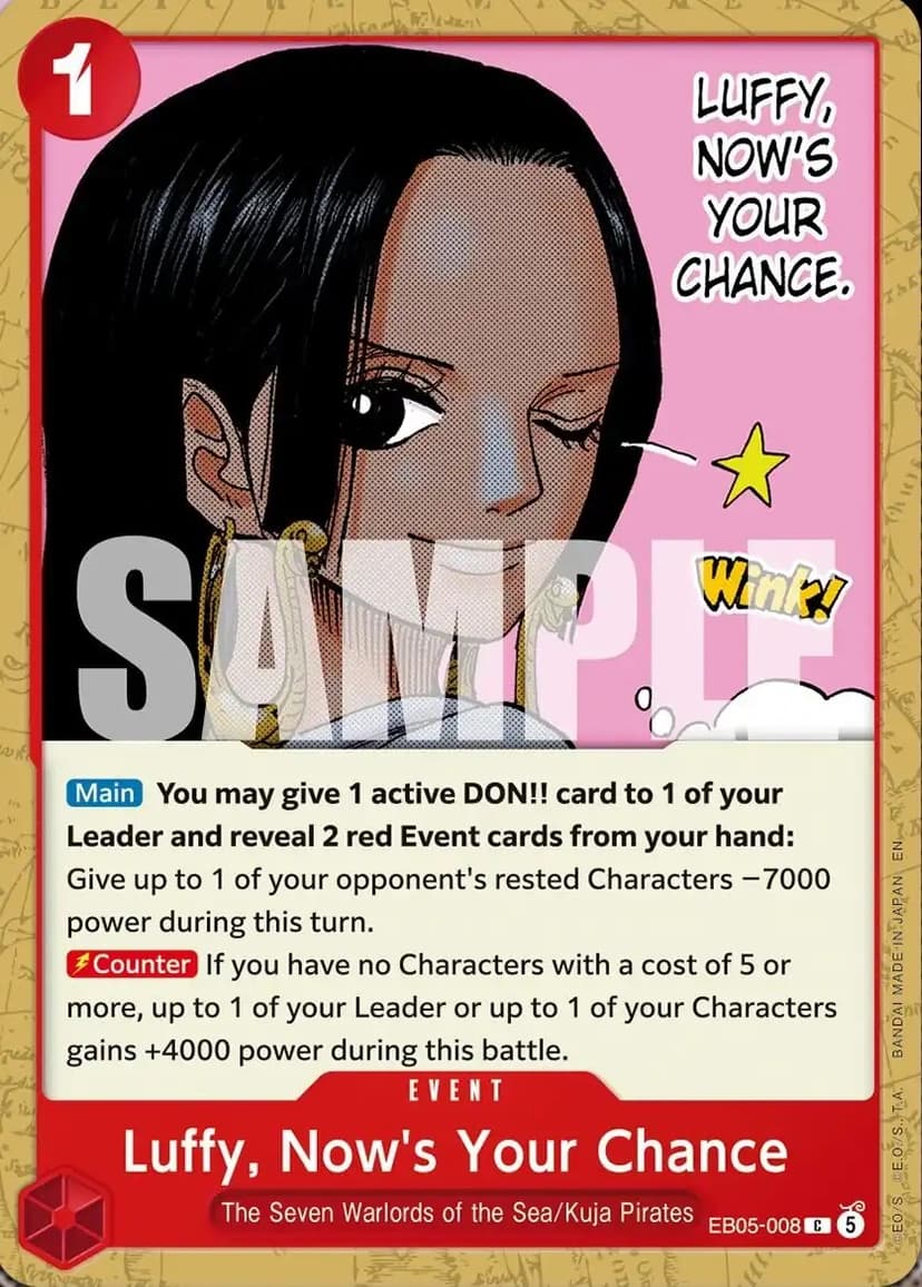 Luffy, Now's Your Chance