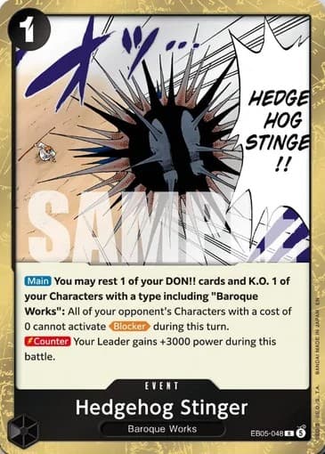 Hedgehog Stinger