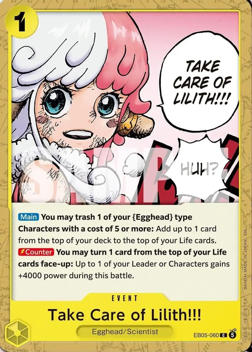 Take Care of Lilith!!!