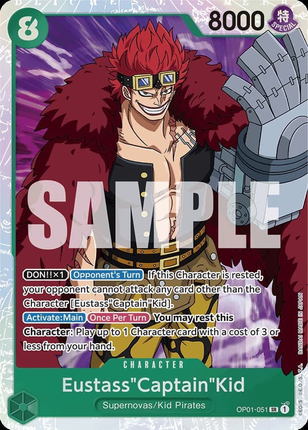 Eustass "Captain" Kid (Alternate Art | Pre-Errata Card | Missing Text "Up to")