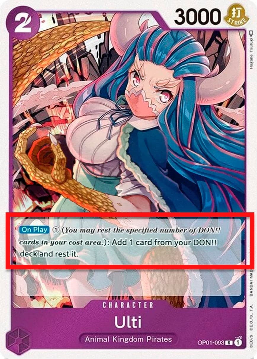 Ulti (Pre-Errata Card | Missing Text "Up to")
