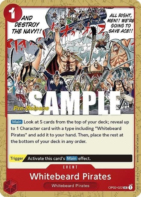 Whitebeard Pirates (Super Pre-Release Stamp)