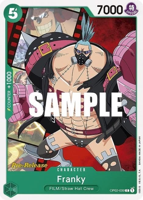 Franky (Super Pre-Release Stamp)