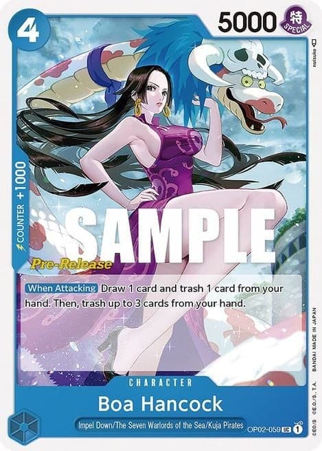 Boa Hancock (Super Pre-Release Stamp)