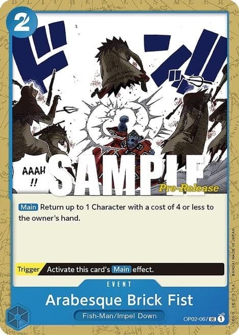 Arabesque Brick Fist (Super Pre-Release Stamp)
