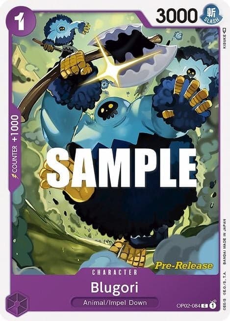 Blugori (Super Pre-Release Stamp)