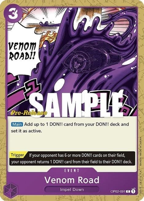 Venom Road (Super Pre-Release Stamp)