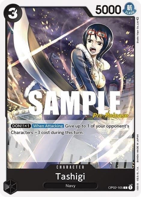Tashigi (Super Pre-Release Stamp)
