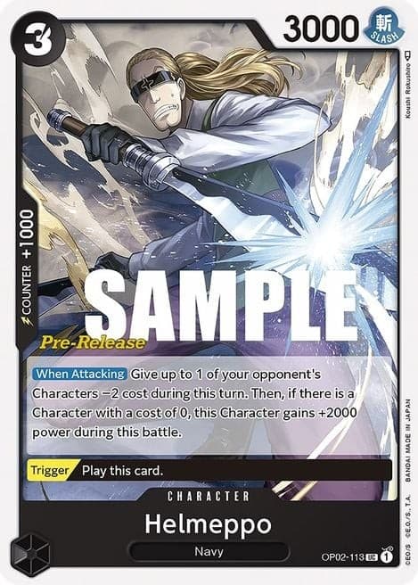Helmeppo (Super Pre-Release Stamp)