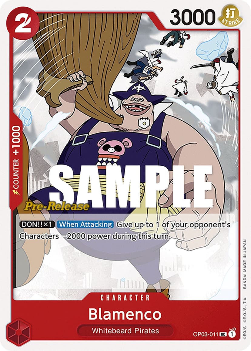 Blamenco (Pre-Release Stamp)