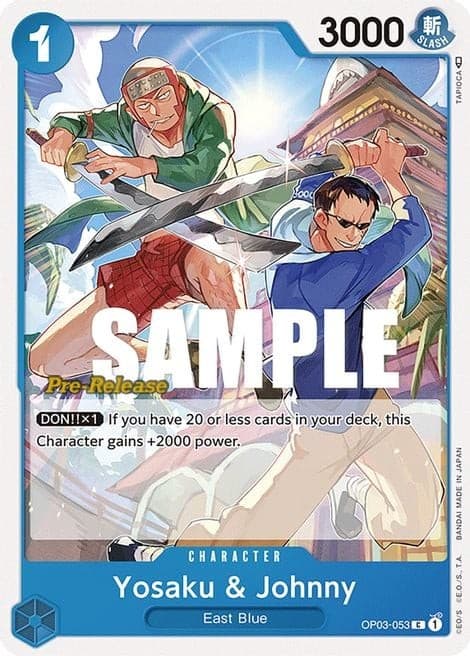 Yosaku & Johnny (Pre-Release Stamp)