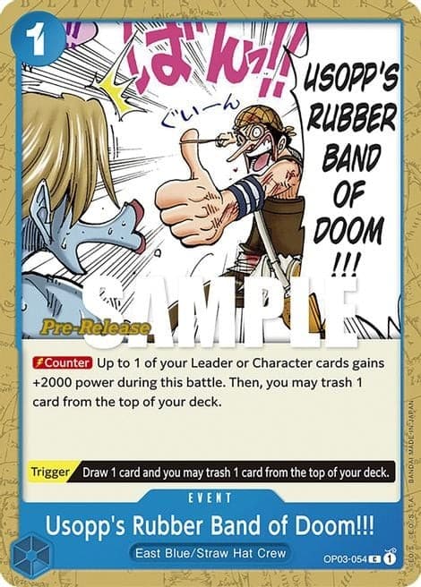 Usopp's Rubber Band of Doom!!! (Pre-Release Stamp)