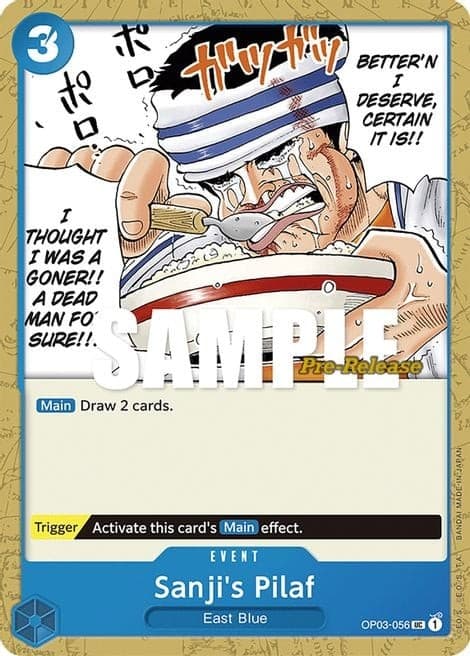 Sanji's Pilaf (Pre-Release Stamp)
