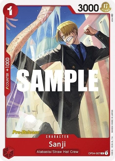 Sanji (Pre-Release Stamp)