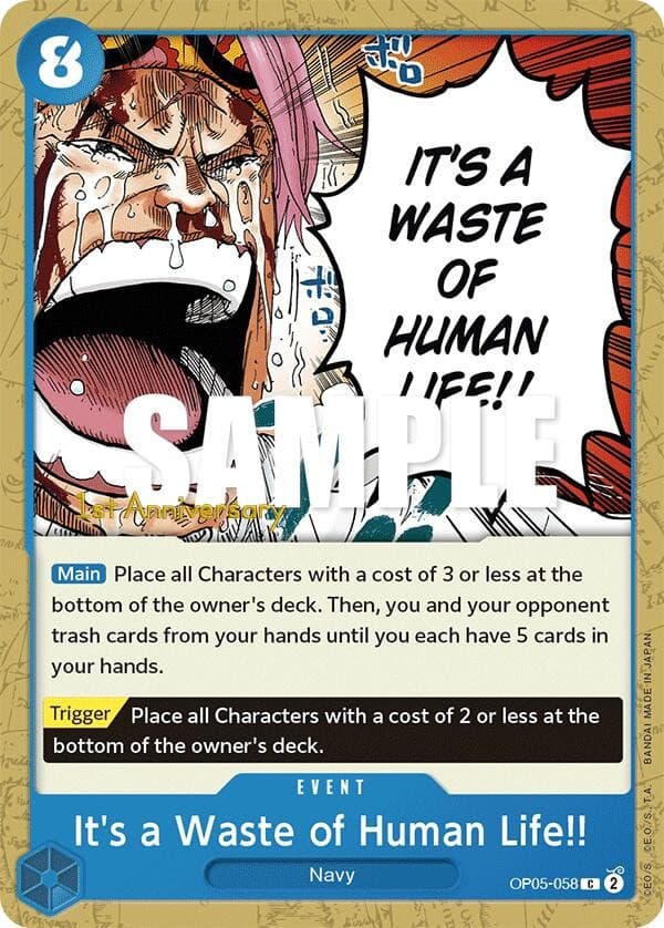 It's a Waste of Human Life!! (1st Anniversary Stamp)