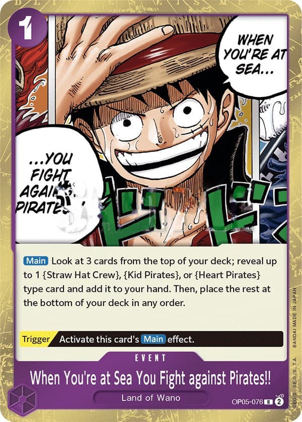 When You're at Sea You Fight against Pirates!!