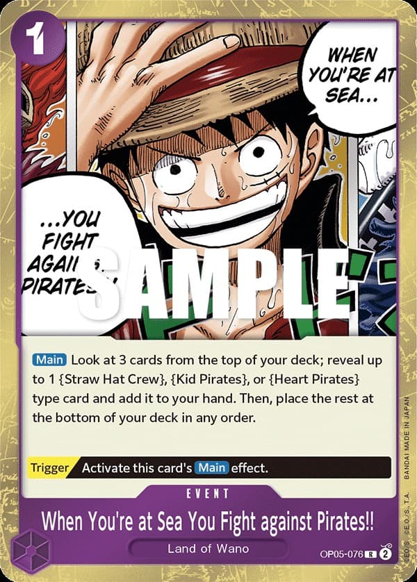 When You're at Sea You Fight against Pirates!!