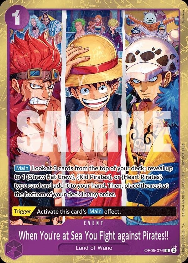 When You're at Sea You Fight against Pirates!! (Store Championship | Silver Foil)