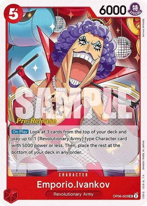 Emporio Ivankov (Pre-Release Stamp)