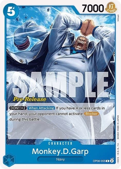 Monkey D. Garp (Pre-Release Stamp)