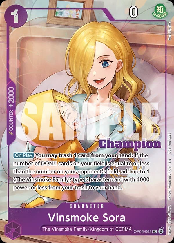 Vinsmoke Sora (CS 25-26 Winner Card Set 2)