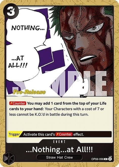 ...Nothing...at All!!! (Pre-Release Stamp)