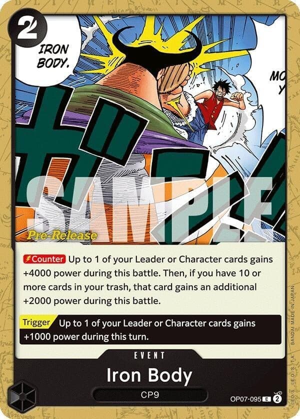 Iron Body (Pre-Release Stamp)