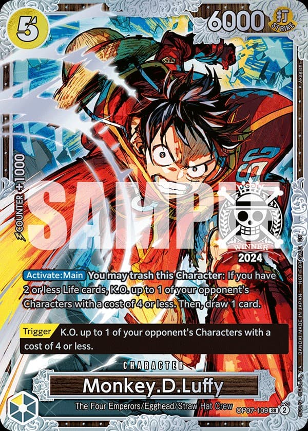 Monkey D. Luffy (Championship 2024 | World Final 2nd Place Silver)