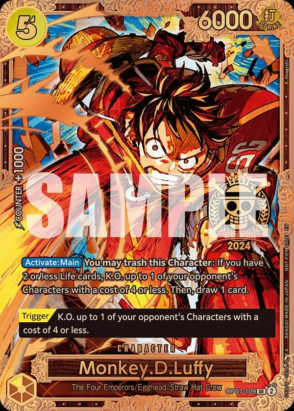 Monkey D. Luffy (Championship 2024 | World Final 3rd Place Bronze)