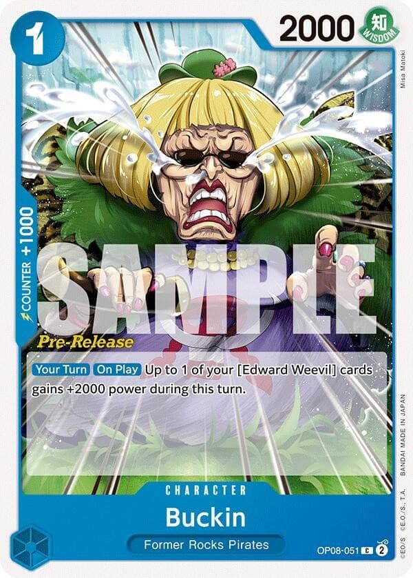 Buckin (Pre-Release Stamp)