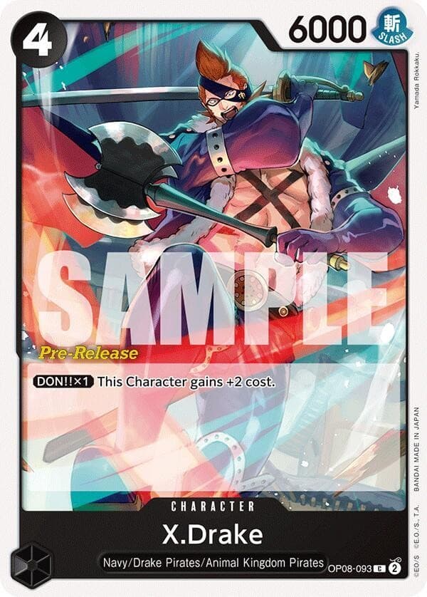 X. Drake (Pre-Release Stamp)