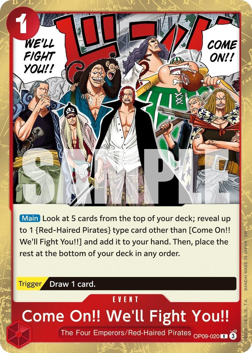 Come On!! We'll Fight You!!