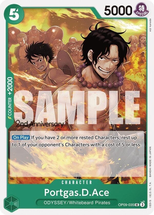 Portgas D. Ace (2nd Anniversary Stamp)