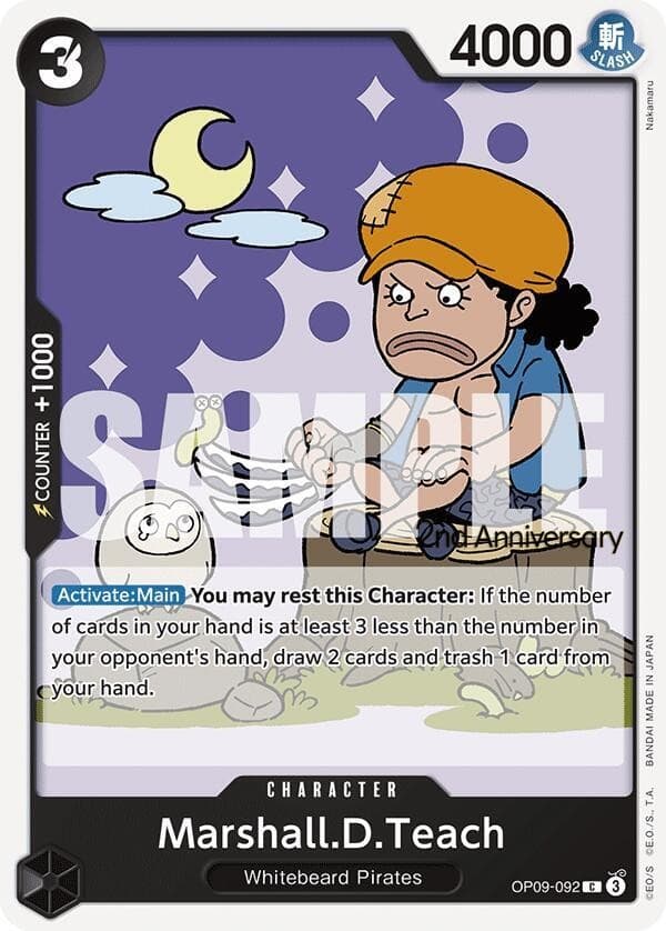 Marshall D. Teach (2nd Anniversary Stamp)