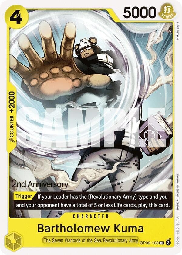 Bartholomew Kuma (2nd Anniversary Stamp)