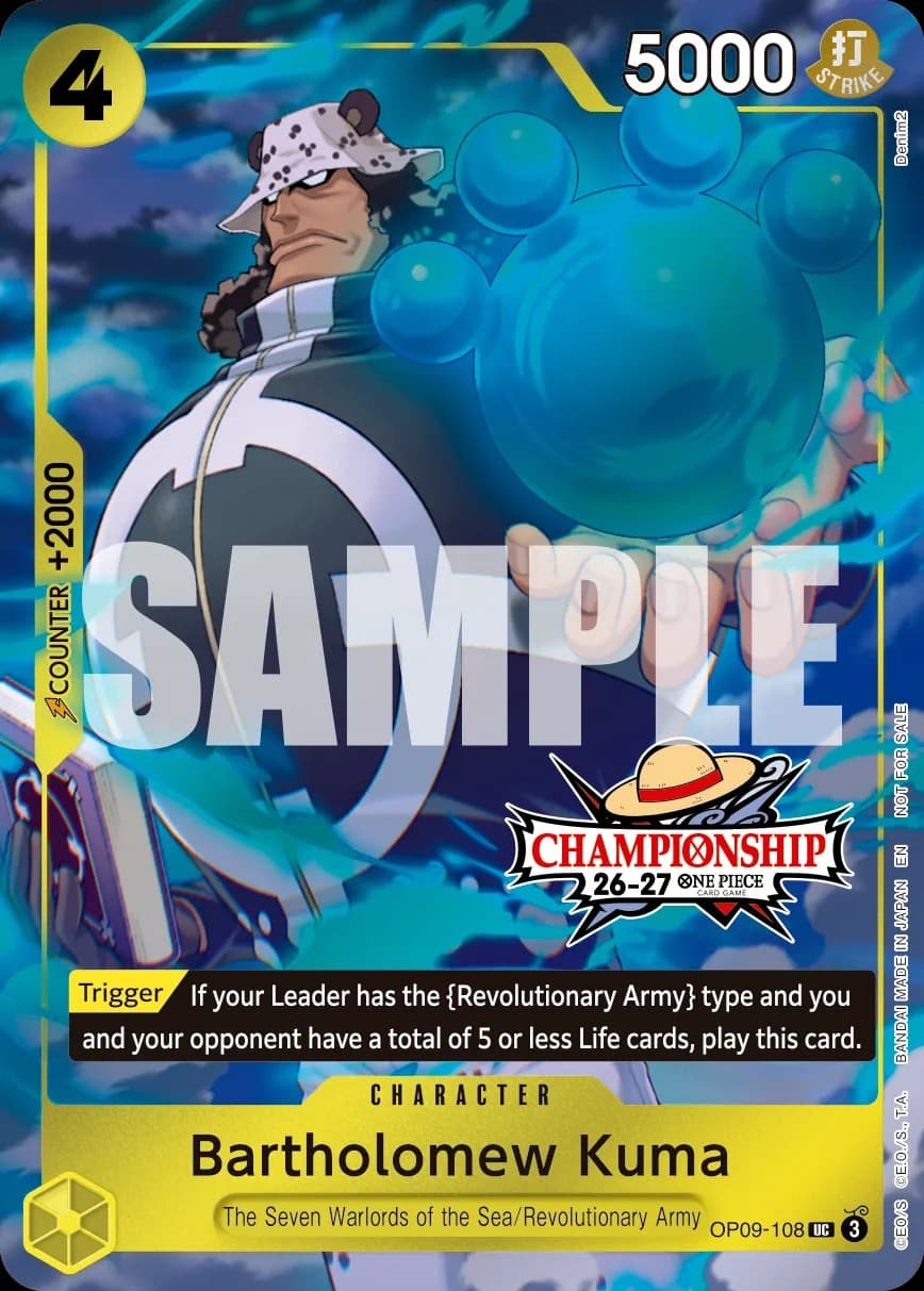 Bartholomew Kuma (Championship 26-27 | Celebration Pack)