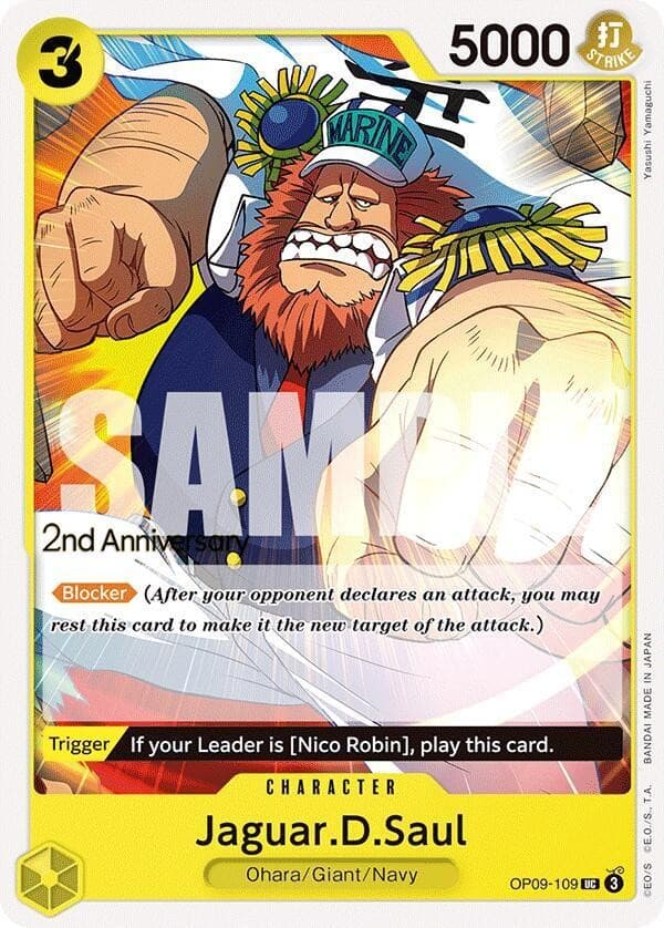 Jaguar D. Saul (2nd Anniversary Stamp)