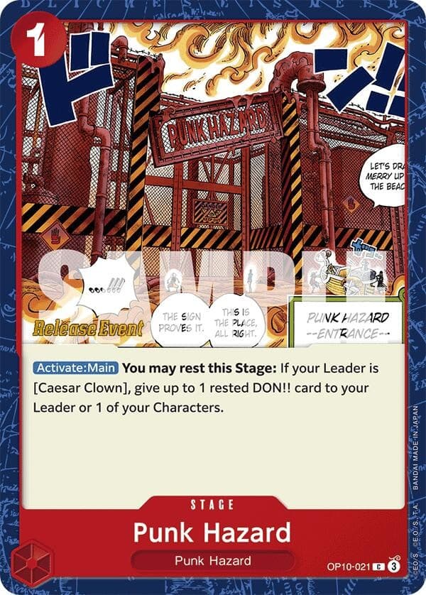 Punk Hazard (Pre-Release Stamp)