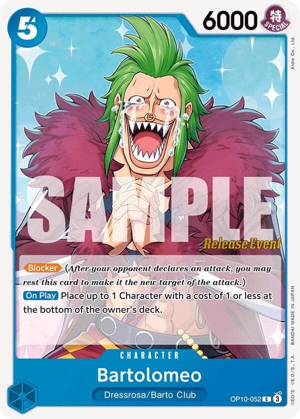 Bartolomeo (Pre-Release Stamp)