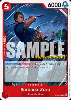 Roronoa Zoro (Pre-Release Stamp)