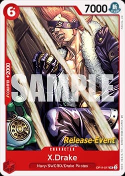 X. Drake (Pre-Release Stamp)