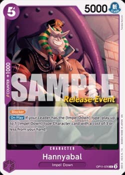 Hannyabal (Pre-Release Stamp)