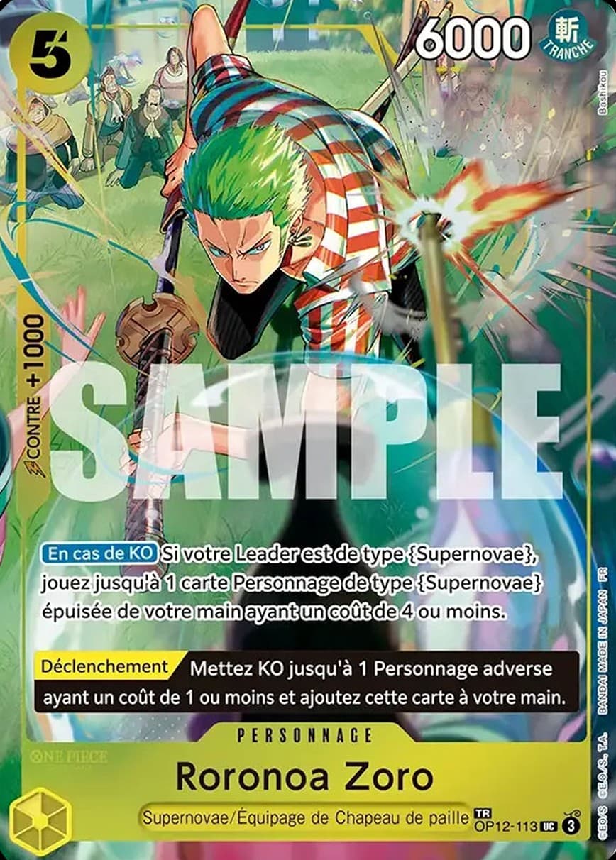Roronoa Zoro (Treasure Rare | French Exclusive)