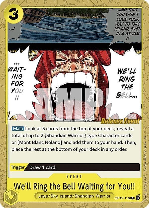 We'll Ring the Bell Waiting for You!! (Pre-Release Stamp)