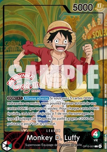 Monkey D. Luffy (Incroyable Grevin Paris Stamp)