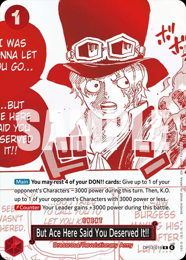 But Ace Here Said You Deserved It!! (Treasure Campaign Pack)