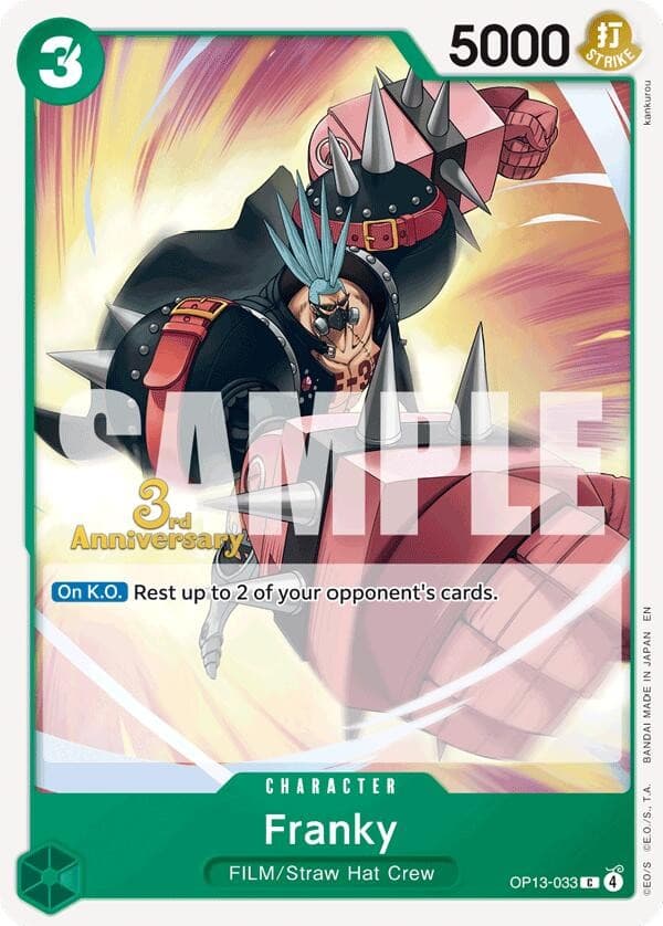 Franky (3rd Anniversary Stamp)