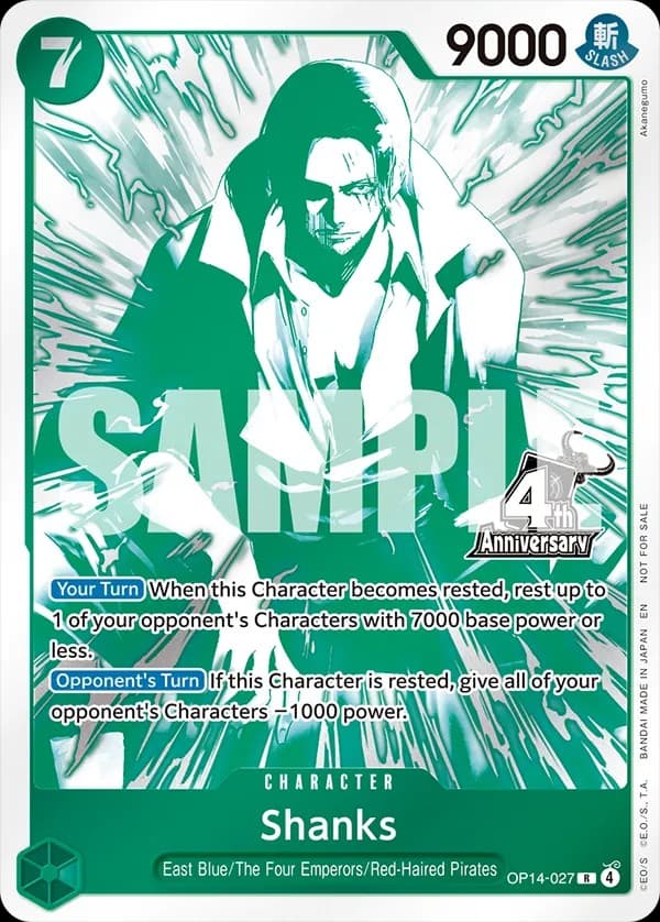 Shanks (4th Anniversary Treasure Campaign Pack)